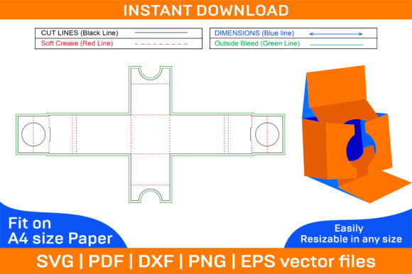 Customize Your Brand with the CC Camera Packaging Box Dieline Template