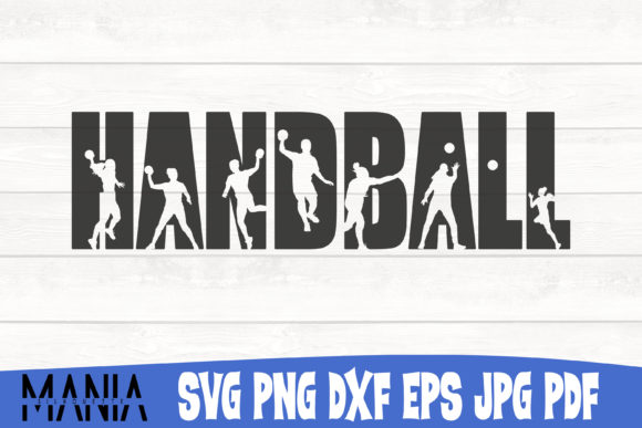 Handball Svg Cut File Silhouette
