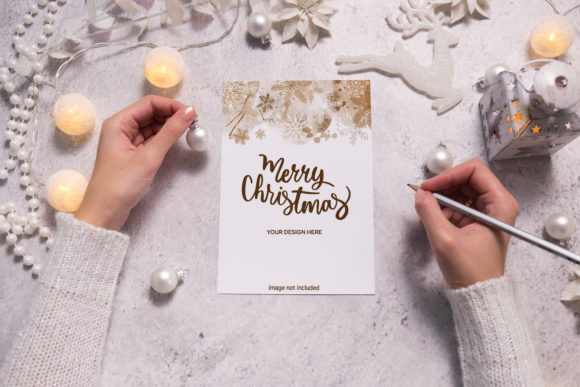 How to Use a Christmas Mockup Postcard in Your Branding and Social Media Strategy
