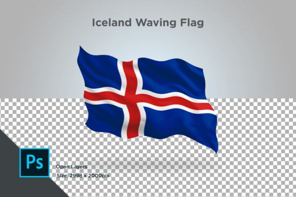 Iceland Waving Flag: A Vibrant Representation of National Pride in Design