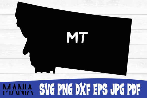 Montana State SVG Silhouette Cut File