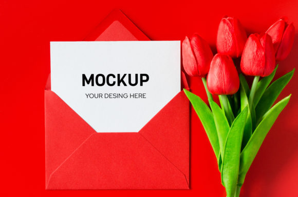 Red Envelope Mockup Greeting Card: A Practical Tool for Designers