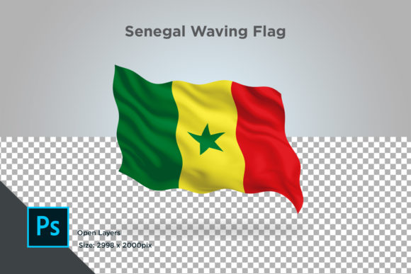 Senegal Waving Flag: A High-Quality Design Resource for Global Projects