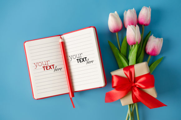 Spring Romantic Mockup Notebook: A Practical Tool for Visualizing Brand Concepts