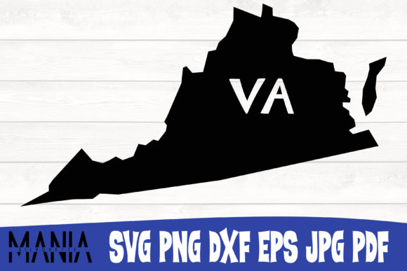 Virginia State SVG Silhouette Cut File: A Strategic Design Resource for Creative Professionals
